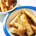 yukky☆mama's cooksnap of when they made パンの耳deバターかりんとう♪.