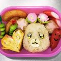 ちぃかま22's cooksnap of when they made キャラ弁☆プリキュア☆モフルン.