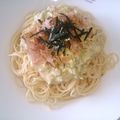 ＨＯ☆ＭＩ's cooksnap of when they made 火を使わない！和風アボカドクリームパスタ.