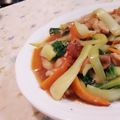 fu♪♪'s cooksnap of when they made チンゲン菜のオイスターソース炒め.
