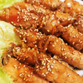 anpankirin's cooksnap of when they made こってり☆豚ロースのもやし巻き.