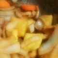 toomooboo's cooksnap of when they made レンジ時短！さつまいもとしめじの甘辛炒め.