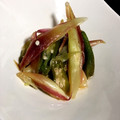 ちゃろ_'s cooksnap of when they made 小さな野菜おかずオクラとみょうがの酢の物.