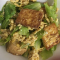 いずみはる's cooksnap of when they made 厚揚げとキャベツの卵炒め.