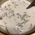おいも農家's cooksnap of when they made 豆乳＆舞茸❁食べるスープ❁味噌汁.