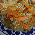 ｽｶｲﾌｨｯｼｭ☆'s cooksnap of when they made 節約するなら卵とじ☆　ちくわともやし❀.