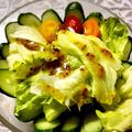 earth。's cooksnap of when they made グリーンサラダ✿粒マスタードドレッシング.
