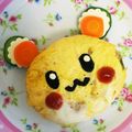 ♥さと♥'s cooksnap of when they made 1歳誕生日☆うーたんのオムライス☆離乳食.