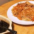 ぴんくみんと's cooksnap of when they made 豚キムチーズなチヂミ！.