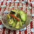 ankotetu's cooksnap of when they made なす・きゅうりとカニ蒲鉾のわさびあえ♪.