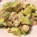 やきねこ's cooksnap of when they made ツナとアボカドのわさび醤油和え.