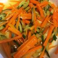 ミリィー。's cooksnap of when they made にんじんときゅうりのナムル.