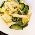 チャッピー3号's cooksnap of when they made オクラと長いもときゅうりのネバネバサラダ.