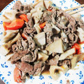 花岡ルツ's cooksnap of when they made 牛肉と根菜の炒め煮・黒酢風味.