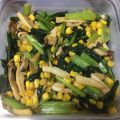 miHopi☆'s cooksnap of when they made 小松菜・エリンギ・コーンのバター醤油炒め.