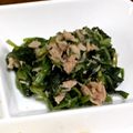 ＊＊天然水＊＊'s cooksnap of when they made 塩分制限中☆ほうれん草のあえもの.