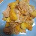 mamemame04's cooksnap of when they made さつまいもと豚肉の甘辛炒め.