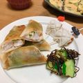 さくそら612's cooksnap of when they made ささみの明太チーズ春巻.