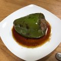 なたなたなたでこ's cooksnap of when they made 丸ごとピーマンの肉詰め.