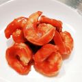 RIKOTORA's cooksnap of when they made お弁当用レンジでエビチリ.