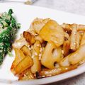 yukancyu's cooksnap of when they made ☆レンコンとエリンギの甘辛炒め☆.