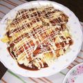 まみりんpink's cooksnap of when they made 節約♡簡単♡粉なしヘルシー♡お好み焼き♡.