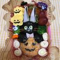 しゃべちゃん's cooksnap of when they made 『黒猫ジジとかぼちゃ』ハロウィン弁当★.