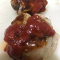 おやつや's cooksnap of when they made お弁当に☆豚こまとしめじのハンバーグ風.