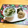 komutatata's cooksnap of when they made 【モヤシとワカメと茗荷のスープ】.