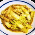 キャラメグ♪'s cooksnap of when they made 白菜の千切りカレー味噌炒め.