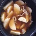 emk777's cooksnap of when they made 漂わせるイイ女♡豚肉と長芋の煮物.