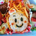 ＹＵ−ＮＯＮ♪'s cooksnap of when they made 女の子＊顔＊キャラ弁＊幼稚園.