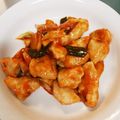 mii☆22's cooksnap of when they made 鶏むね肉の甘酢煮【作り置き】.
