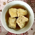 ロイヤルミルク♪'s cooksnap of when they made 京風★めんつゆde簡単★揚げだし豆腐.