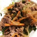 あたむ❤189's cooksnap of when they made ご飯わしわし♪「ラム肉のスタミナ炒め」.