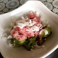 ★モニラ★'s cooksnap of when they made 俺流のおつまみ！アボカドのわさび醤油和え.