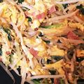 sapyo's cooksnap of when they made 小松菜とベーコンの卵炒め.