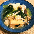 KAKO_KAKO's cooksnap of when they made 小松菜厚揚げきのこのとろみ煮.