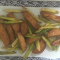 いずみはる's cooksnap of when they made ✿さつまとアスパラのにんにく醤油炒め✿.