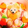 ポニョ★ほのか's cooksnap of when they made 大根おろしアート★ ダッフィー鍋♪.