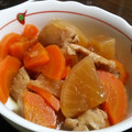 ちぃ(･･★)'s cooksnap of when they made あと一品に！ 簡単 大根 人参の 煮物＊.