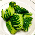 azbjbn's cooksnap of when they made 【簡単♡白だしで即席】蛇腹きゅうりの漬物.