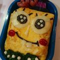 ゆるっとみゅー's cooksnap of when they made スポンジボブ キャラ弁.