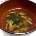 キュキュットさん's cooksnap of when they made 干し椎茸の戻し汁でお吸い物.