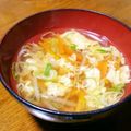 猫のオソマ's cooksnap of when they made あと1品に♪　もやしと人参のスープ.