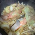 piro0707's cooksnap of when they made フライパンで簡単！鮭のちゃんちゃん焼き.
