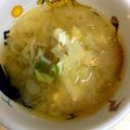 クック59ZLK3☆'s cooksnap of when they made 【風邪】卵と千切りキャベツの味噌汁.