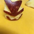 マトリーチェ's cooksnap of when they made ルパンレンジャーのりんごの飾り切り.