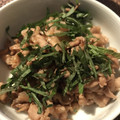 きなこまろ's cooksnap of when they made すっぱ旨♡豚肉ときのこの梅肉大葉炒め.