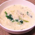 ☆ホッスィ☆'s cooksnap of when they made ほうれん草とたまごの簡単中華スープ.